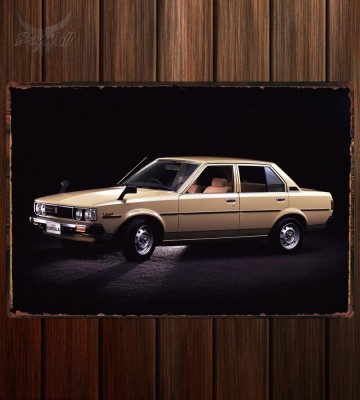 Металлическая табличка Toyota Corolla Sedan JP-spec (E70)